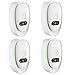 Plug in Negativ Ionen Luftreiniger, 4PCS Tragbare Air Purifier Ionizer Generator für Büro, Zimmer, Plug in Air Purifier für Rauch, Geruch, Staub