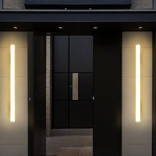 Applique murale LED extérieur étanche IP65 design moderne blanc 100cm - 6