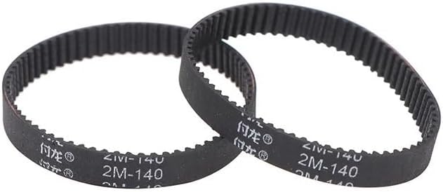 Timing Drive Belt 2GT / 2M Perimeter 140 142 150 160 180mm Width 6mm Synchronous Conveyor Part For Vaccum Cleaner(2M-140-6)