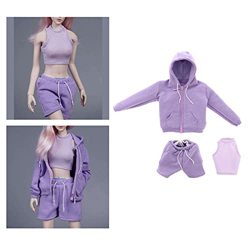 DYNWAVE 1: 6ª Moda Sportswear Set Hoodie Tops & Shorts Activewear para 12 Polegadas HT ação Cy Girl