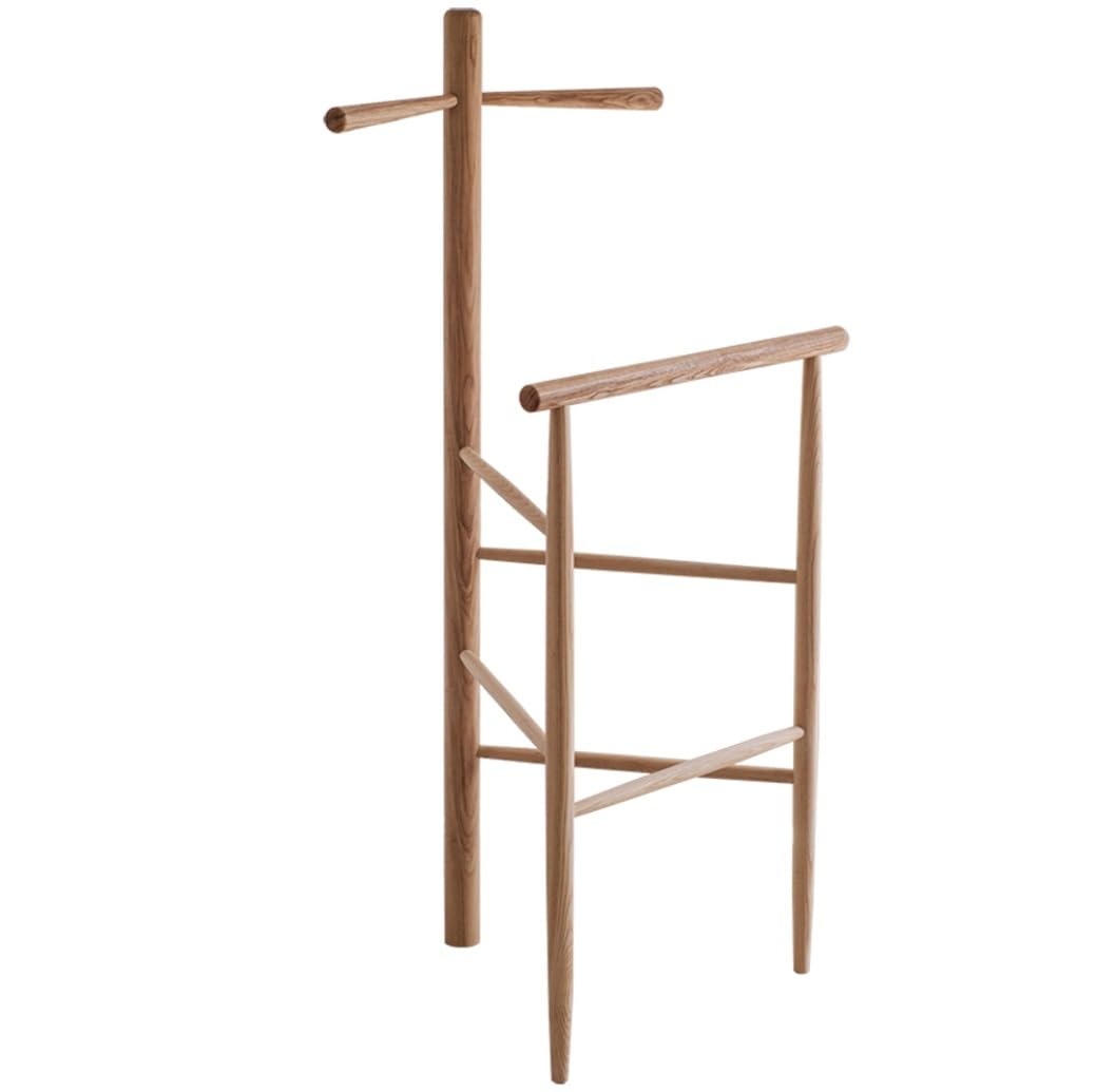 Towel Rail Wooden Towel Stand Free Standing Rack Holder Hand Drying Freestanding