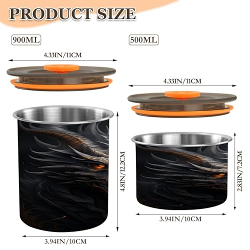Contenedor para café Kigai Dragon 30 oz acero inoxidable miniatura 2