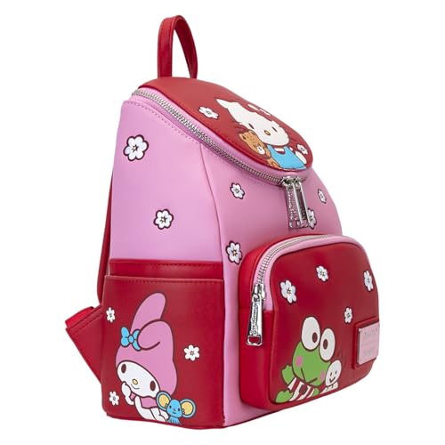 Image of Loungefly Sanrio Hello Kitty & Friends Color Block Mini Backpack