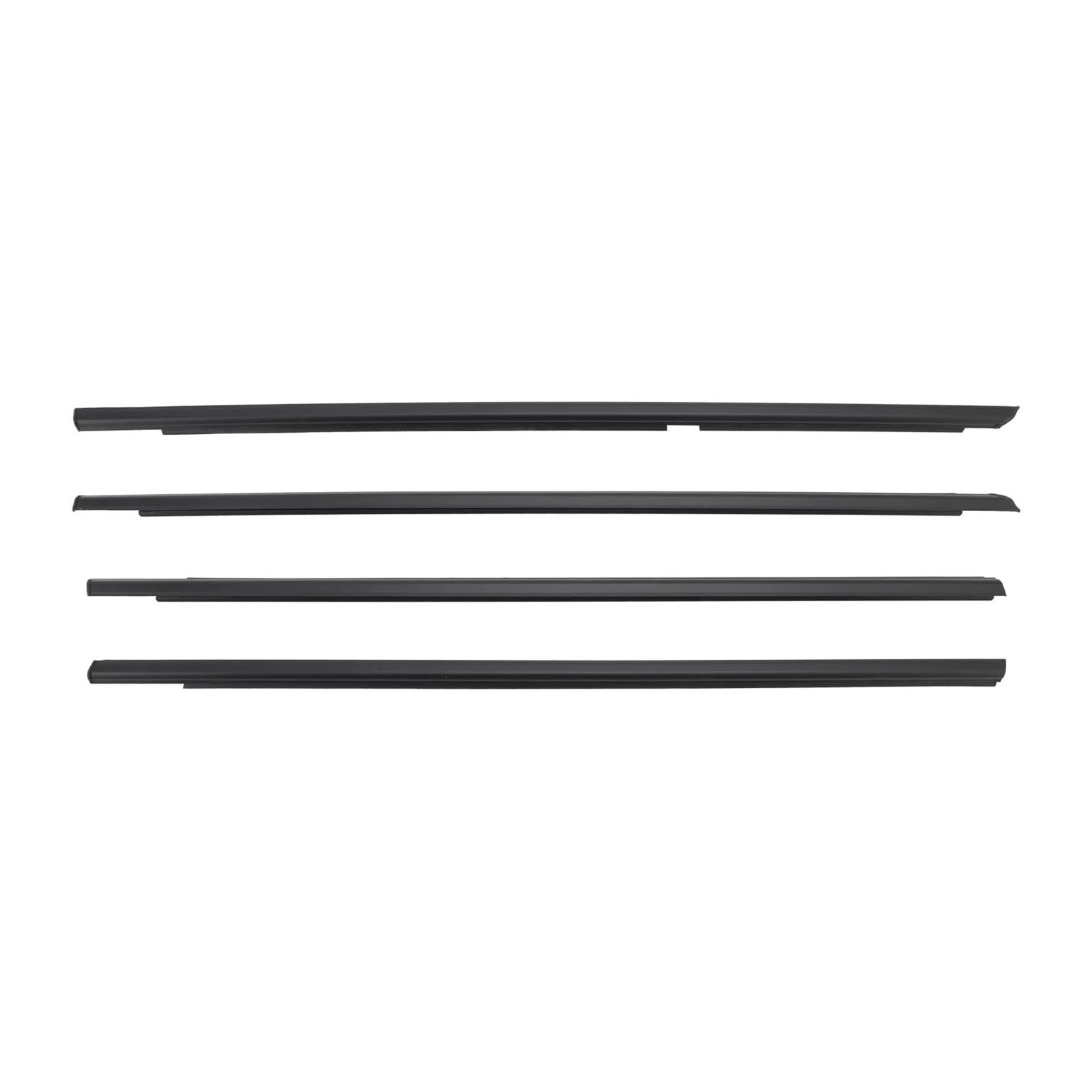 Car Window Seals for Suzuki for Grand Vitara 2009-2013 83811-65J00 83821-65J00 4PCS Car Door Glass Belt Outer Molding Weatherstrip