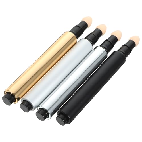 MAJORMENCH 4Pcs Empty Concealer Pen Set 3Ml Liquid Foundation Tube DIY Refillable Cream Sub Tubes for Female