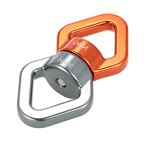 Giratório de corda, Andoer Escalada de resgate de rolamento selado com conector giratório de corda 3