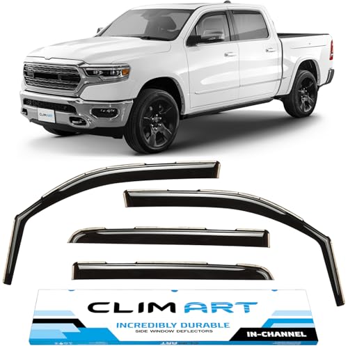 CLIM ART in-Channel Incredibly Durable Rain Guards...