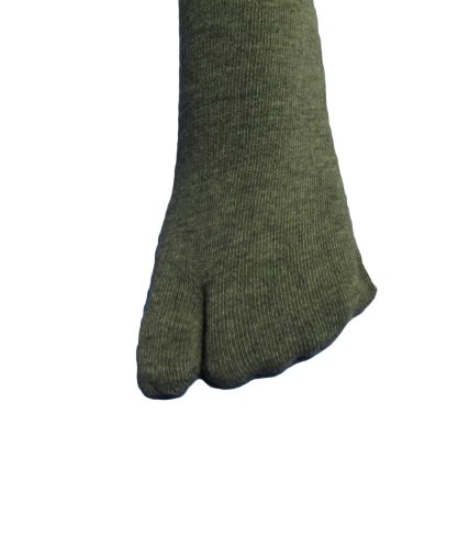 Image of COUVER Quarter - Midcalf High Flip Flop, Split toe Socks for Women, Tabi Big Toe Socks