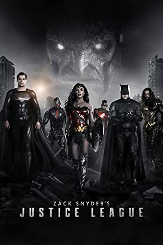 Zack Snyder's Justice League (2021) Movie Poster Framed or Unframed Glossy Poster (A3-297 × 420 mm Unframed)