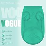 Expressive Polyester Dog Shirt Vest: Soft and Lightweight Puppy Shirt for Small and Medium Dogs, Featuring the Playful 'Cute but Psycho' Slogan Print Shirts Tank Top Turquoise S - Image 5