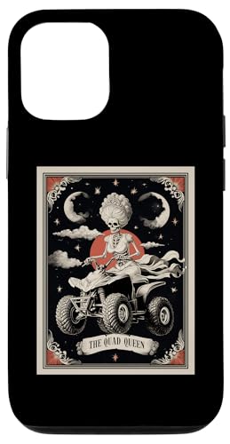 The Quad Queen ATV 4֎ ^bgJ[h XPg ̌ X}zP[X iPhone 12/12 Pro p