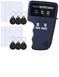 ZGAGFZ Handheld ID Copier 125khz RFID Reader Writer Duplicator Handheld RFID Copier Used for T5577 or EM4305 6 pcs T5577+ 6 T5577 Cards (HANDHELD-RFID-15)