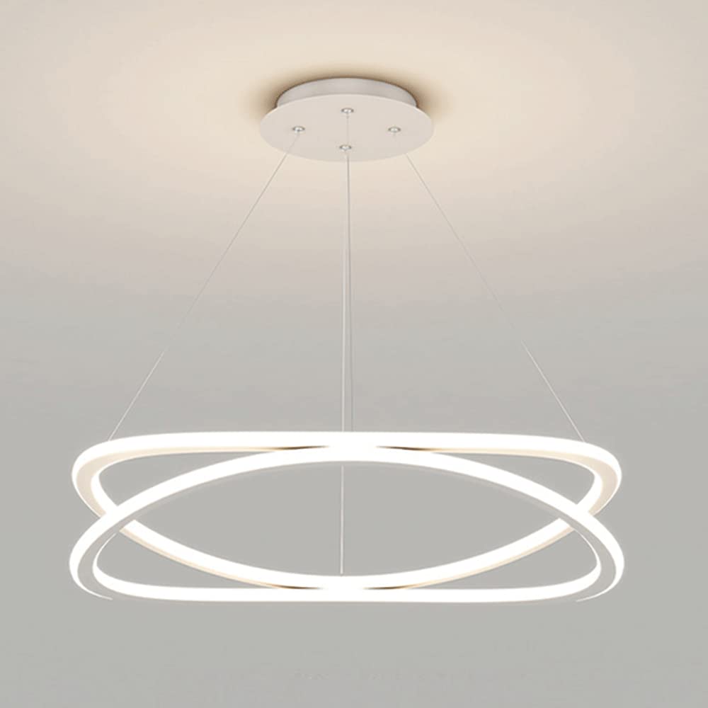 Lampes de suspension de salle à manger à LED modernes 74W pour éclairage de grand salon