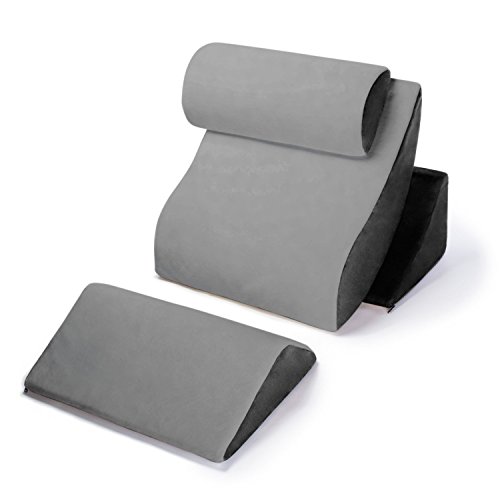 AVANA Orthopedic Support Pillow Kind Bed Comfort System, Grey/Black