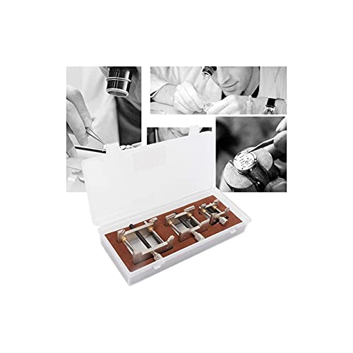 Qiterr Watch Repair Kit, Watch Movement Holder Set, 3 Pcs/Set Metal Watch Movement Fixed Base Holder Accessories Repairing Tool For Watchmaker #TOP3