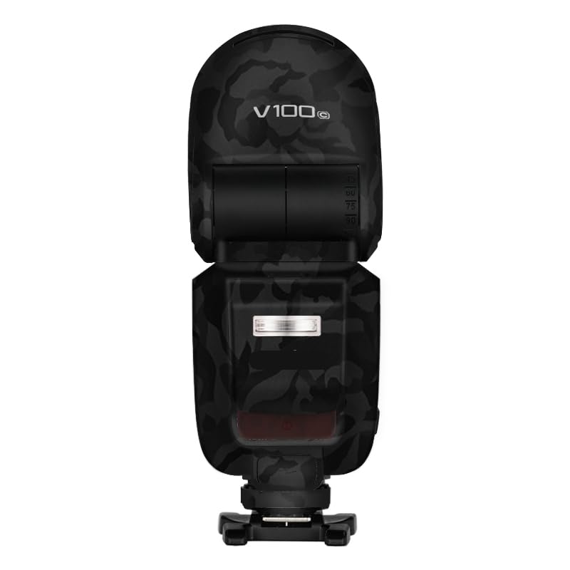 Flash Godox V100 film de protection en vinyle autocollant camouflage noir anti-choc