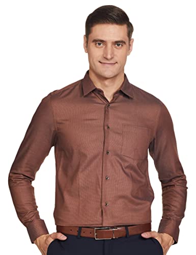 Image of Blackberrys Men's Slim Dress Shirt (NL-O-DOFi57# Mustard Yellow L)