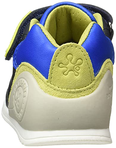 Baskets bébé garçon Biomecanics 211131B en cuir bleu - 3