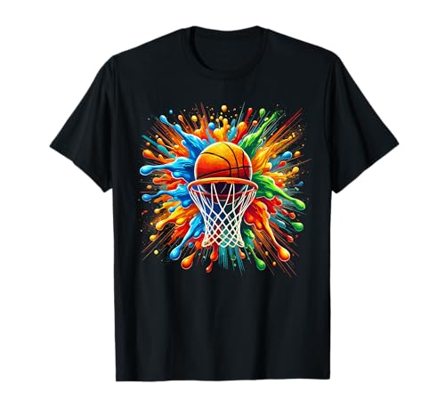 Basketball, Basketball Graphic | Garçons, Filles, Tie Dye Splash T-Shirt