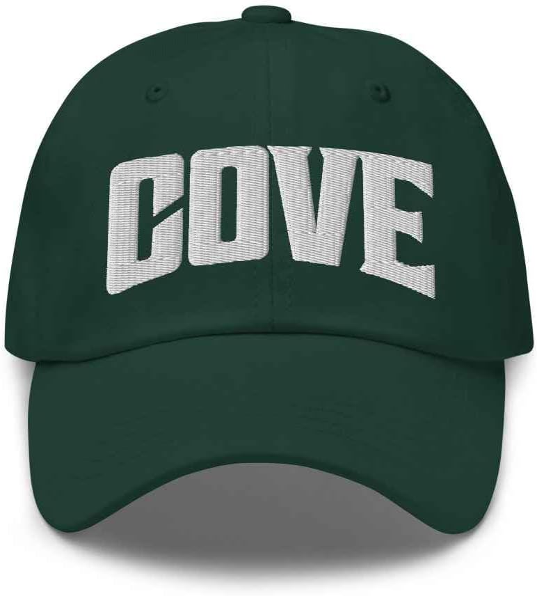 Cove Baseball Cap Cove Dad Hat Utah UT Hat Embroidered Souvenir