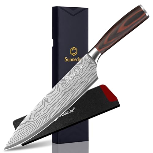 Sunnecko Cuchillo de Chef Serie Chang 20 cm