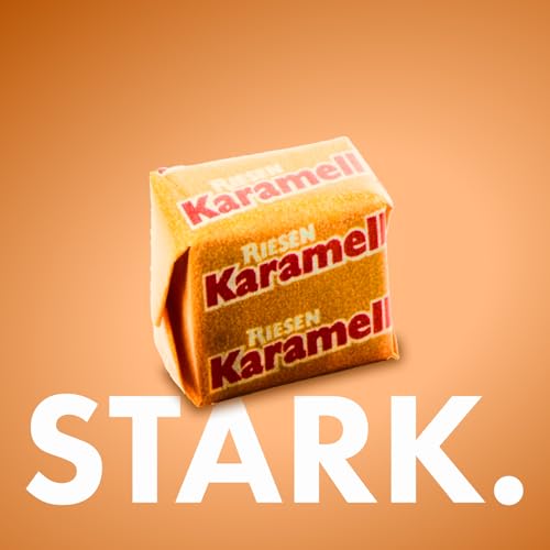 Karamell RIESEN – 48 x 116 g Stangen – Karamell-Kaubonbons mit intensivem Karamellgeschmack – Toffees einzeln verpackt
