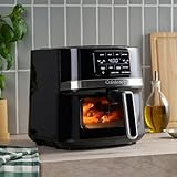 Cuisinart Air Fryer, 4.5-Quart Basket Fryer with 4 Cooking Functions to Air Fry, Roast, Bake, and Keep Warm, 4 Airfryer Presets, Dishwasher-Safe Parts, AIR-160NAS, Stainless Steel & Black