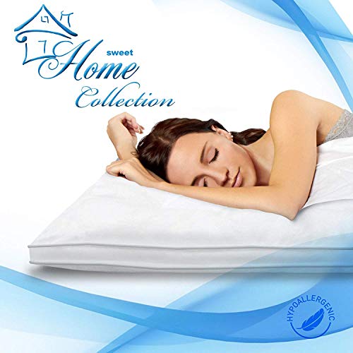 Sweet-Home-Collection-Fiber-Mattress-Topper-Hypoallergenic-Polyester-Down-Alternative-Soft-and-Comfortable-Cover-with-Anchor-Bands-King-White