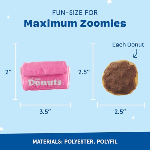 image for Barkbox Dog Toys – Barker’s Dozen Donuts Plush 4 in 1 Multi Part I