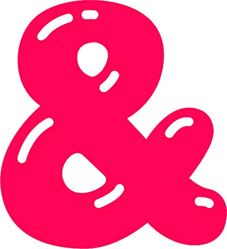 Cute Simple Nursery Party Bubble Letter Cartoon Vinyl Sticker (12" Tall