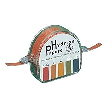 Micro Essential Lab 160A Hydrion Wide Range pH Test Paper Dispenser Refills, 2-4-6-8-10 pH