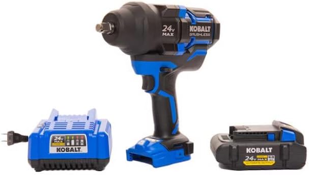 K.balt XTR 24-volt Variable Speed Brushless 1/2-in Drive Cordless Impact Wrench (Battery Included and Charger Included)