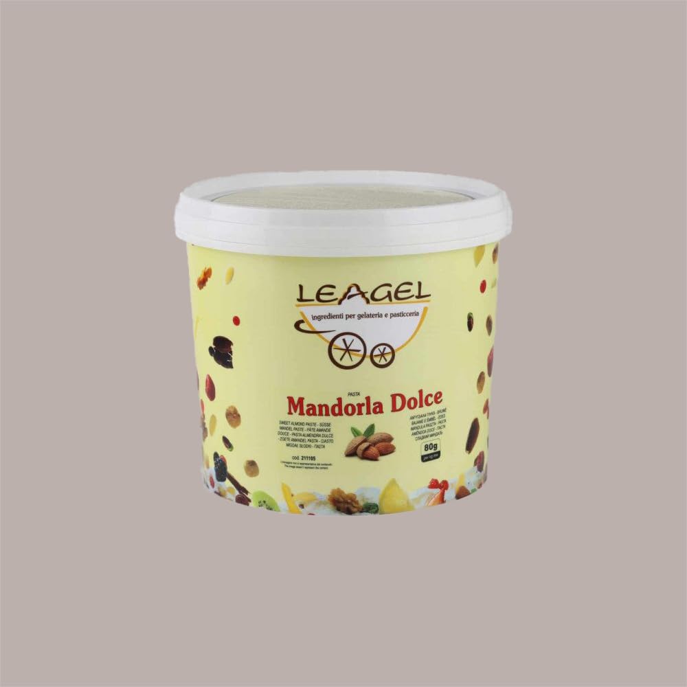 Lucgel Mandorla Dolce preparato in Pasta per Gelato Dolci Leagel - 3,5 Kg -