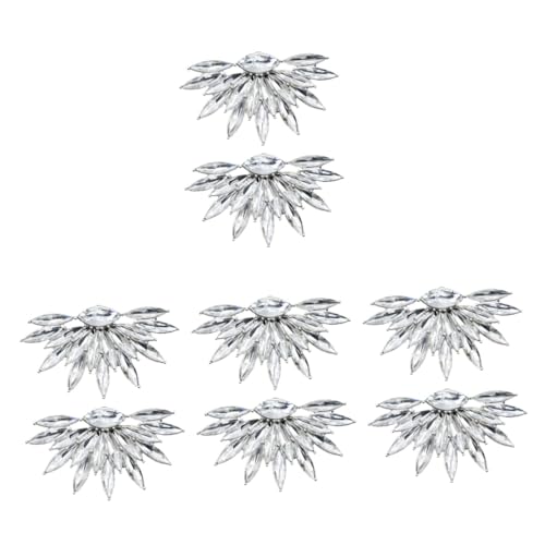 Boucle de chaussure mariage de mariée strass verre argenté