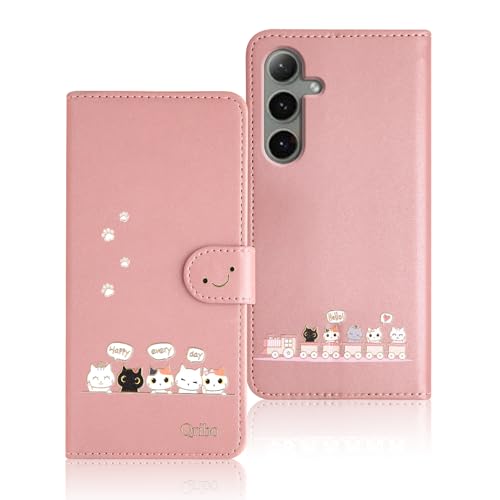 Qribo Galaxy S24 Plus �P�[�X �蒠�^ Galaxy S25 Plus �P�[�X �V���v���Ȃ̂ɉ����f�U�C�� �G���{�X���H�L�� ���ꂵ���C���� 6.7�C���`�Ή� �M�����N�V�[s24 Plus �P�[�X Samsung S24plus / 