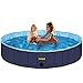 Produktbild KOPEKS Outdoor Schwimmbad Badewanne  tragbar faltbar  ideal für Haustiere  groß 119,4 x 30,5 cm blau (Pool blau-groß)