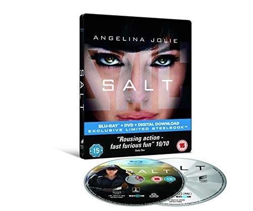 Salt Limited Edition Steelbook / Import / Blu Ray + DVD / Region Free.