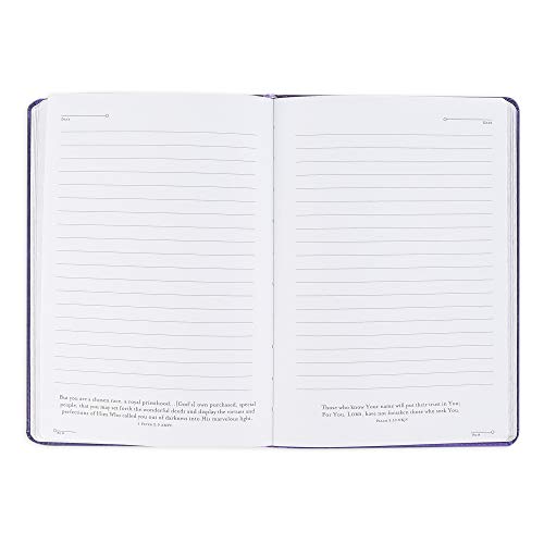 Soulscripts, Joshua 1:9 Be Strong Flexcover Journal, Purple, 6 X 8 1/2 Inches, 360 Pages #TOP4