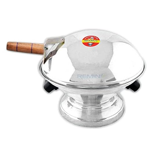 Remino Aluminum Tandoor Baking Oven, 25 cm X 25 cm X 35 cm, 1 Piece, Silver Gas Tandoor, Barbecue Grill Food Steamer Cookware Set (Aluminium, 1 - Piece)