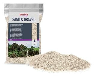 Amtra Wave Gravier Quartz pour Aquariophilie Blanc, 5 kg, Taille M