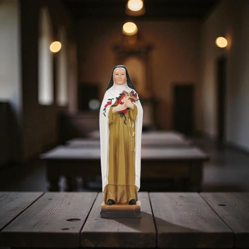 Estatua de Santa Teresa de Lisieux de Resina 8.2x2.4x2.2 in miniatura 6