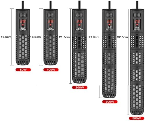 Diagram showing dimensions and specifications for SunSun GR-200 heater