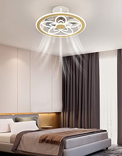 Ventilateur de plafond avec télécommande 3 vitesses pour chambre à coucher