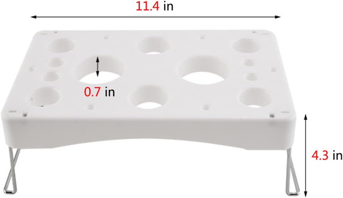 Piping bag shelf Cake Decorating Icing Bag Stand Decorative bag bracket Cake tool DIY baking rack 12-Cavity Cream bag holder (2 set)