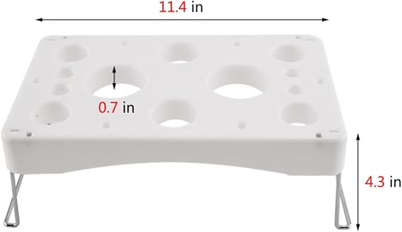 Piping bag shelf Cake Decorating Icing Bag Stand Decorative bag bracket Cake tool DIY baking rack 12-Cavity Cream bag holder (2 set)