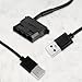 Exircy USB to 3 Pin and 4 Pin PC Fan Power Adapter Cable 12V PC Fan Speed Control with Voltage Step Up Speed Regulator and Switch Control Module