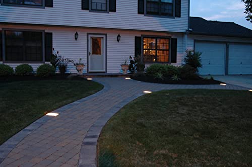 Kerr Lighting Camelot Paver Light 6" x 9" for Walk, Patio, Driveway, & Pool Deck Installations - Box of 10