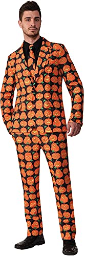 Costume citrouille Halloween pour homme Forum Novelties en taille L avec veste et cravate