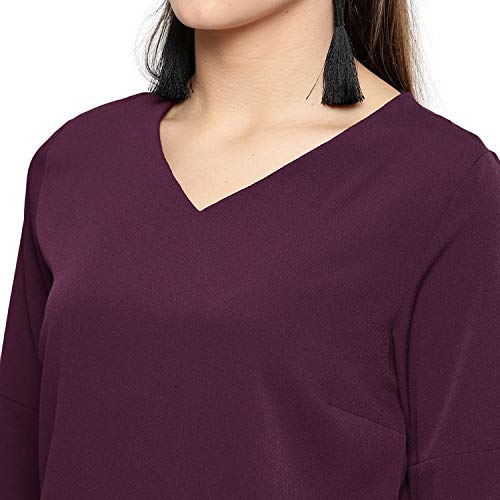 Image of Harpa Women V-Neck Solid Top