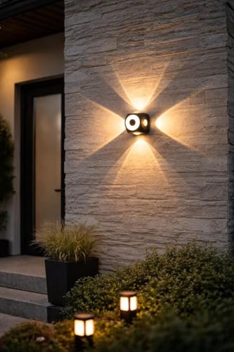 Image of blissbells Modern LED Decorative Wall Light - Premium Indoor Wall Lamp for Living Room, Bedroom & Hallway